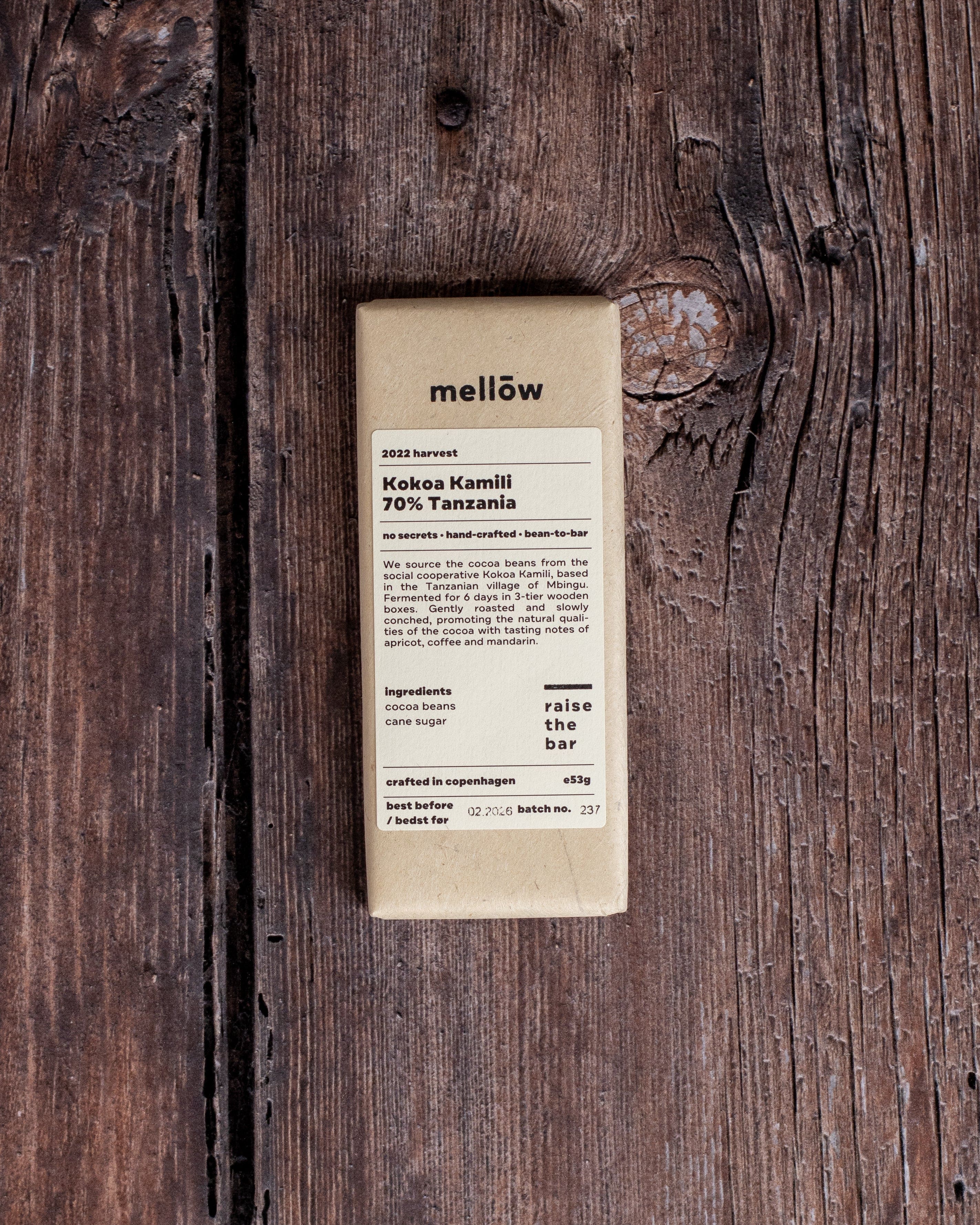 70% Kokoa Kamili, Tanzania – Mellow Chocolate